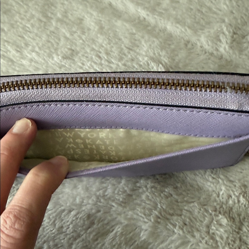 Kate Spade New York Women’s Lavender Zip Around Wallet - Picture 5 of 13